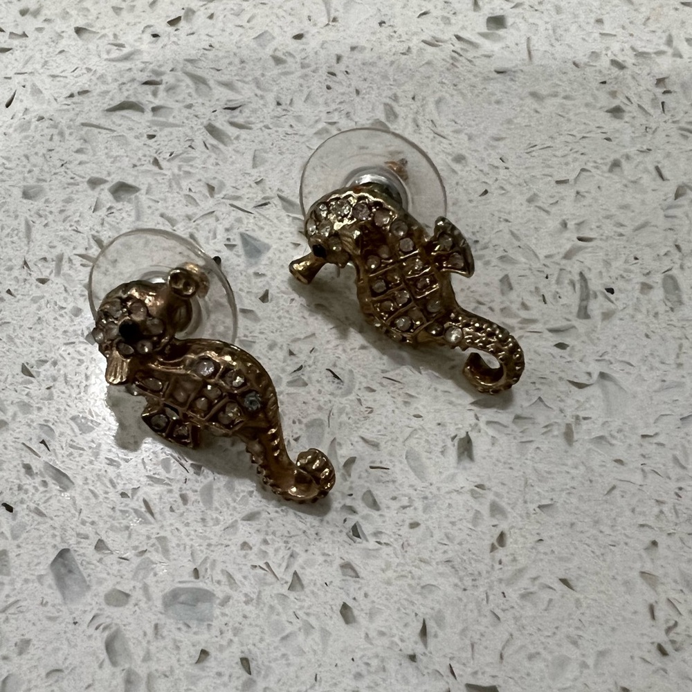 Lauren Conrad Seahorse earrings
